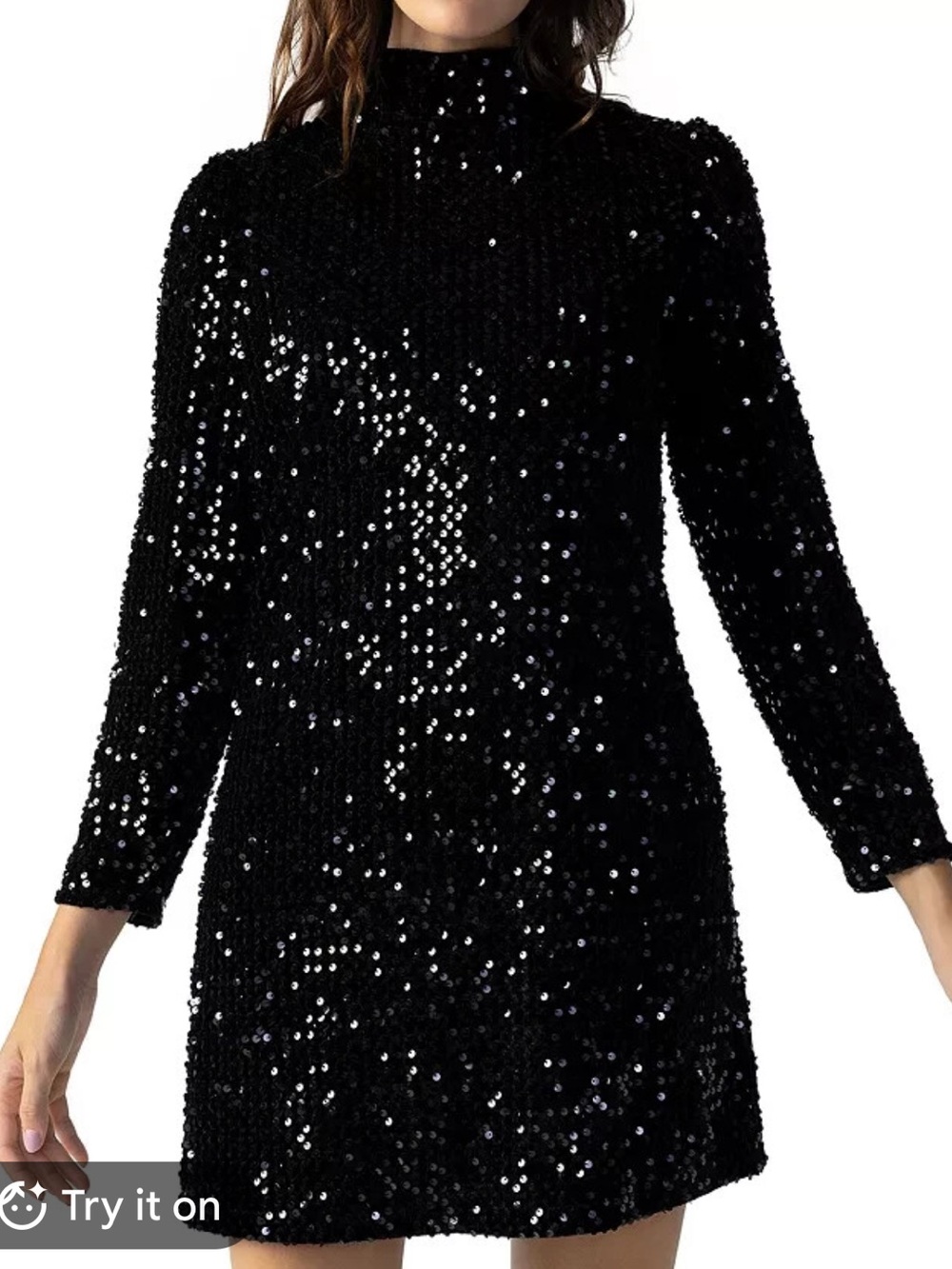 Sanctuary All Night Long Sequin Mini Dress